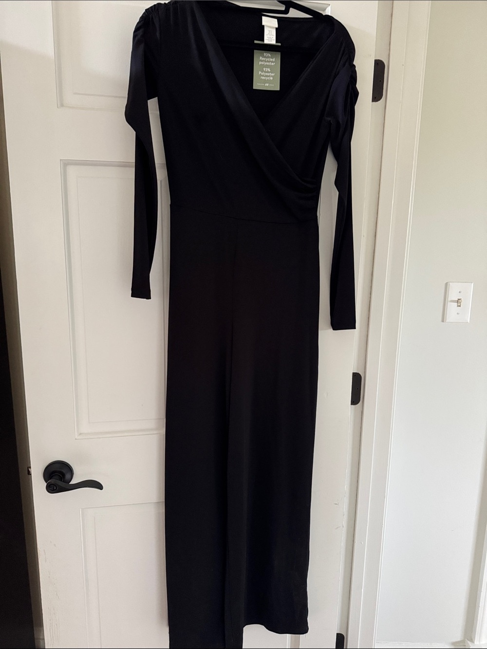 H&M Black Long-Sleeve jump suit new with tags size small
